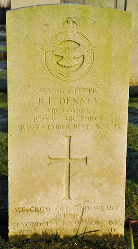 F/O Ronald Fredrick Denney<br/><br /><br />died December 3rd, 1943
